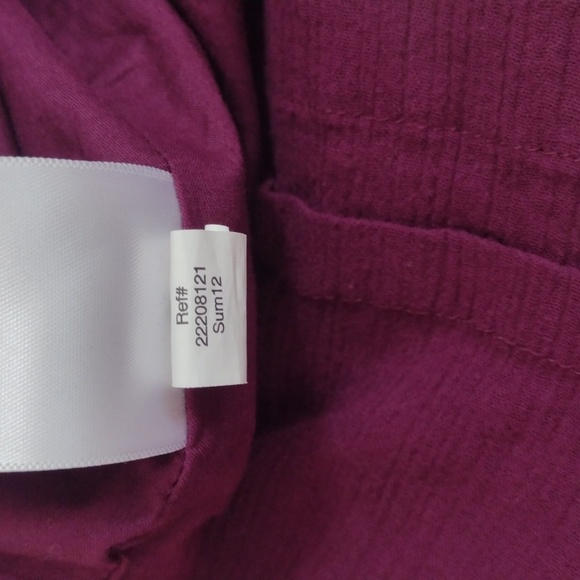 Eddie Bauer Magenta V-neck Fit & Flare Knee Length Dress Size 2 - Picture 11 of 14